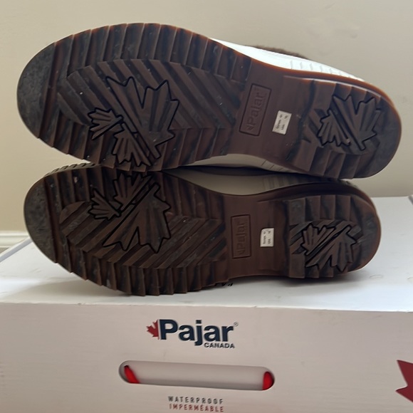 Pajar 🇨🇦 Genuine leather impermeable & waterproof Barb -Boot Taupe boots M 41 - Picture 5 of 7